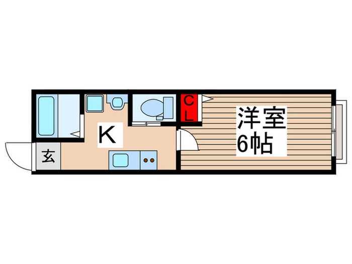 フラットフィールド市川の物件間取画像