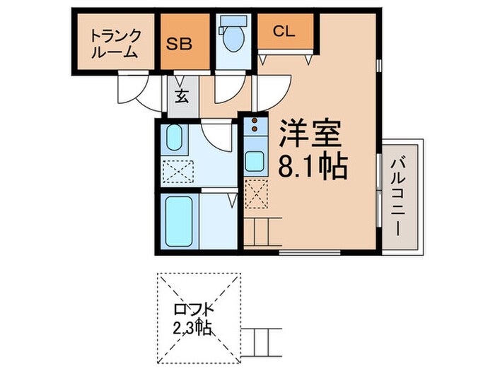 グランビル常盤台の物件間取画像