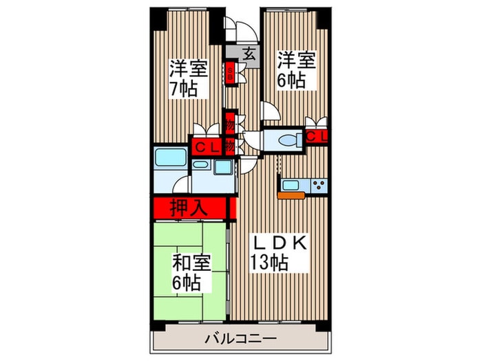 アーバン・ヴィラの物件間取画像