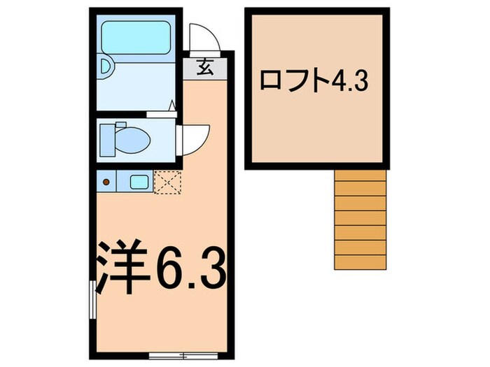 ユナイト浅田エリーナリグビーの物件間取画像