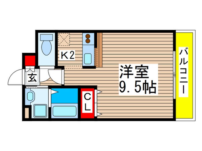 アンブラッセ新検見川の物件間取画像