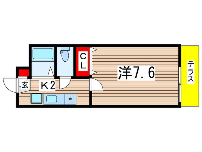 ＱＵＡＬＩＡ Ｖの物件間取画像