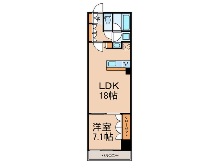 ロイジェント新高島平の物件間取画像