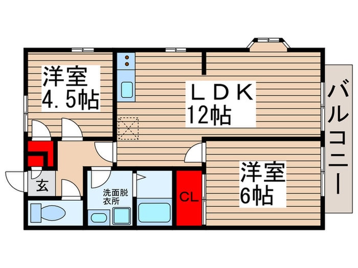 プロムナード２番館の物件間取画像