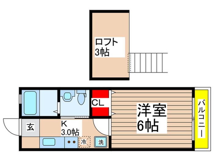 ロワール本中山Ⅱの物件間取画像