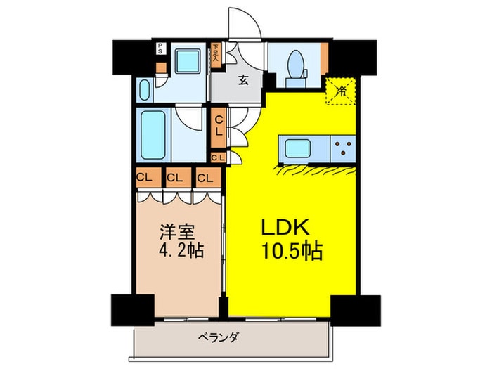 プラウドフラット渋谷富ヶ谷の物件間取画像