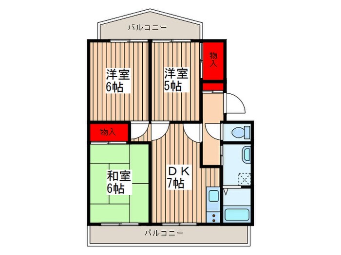 ガーデンハイツシグマ１の物件間取画像