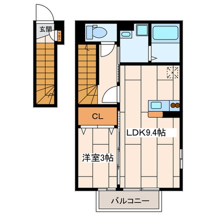 ベルツリー南成瀬の物件間取画像