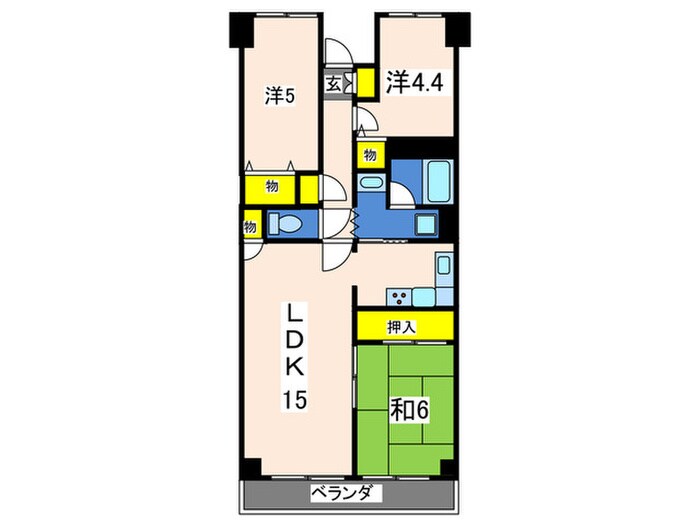 翠峯壱番館の物件間取画像