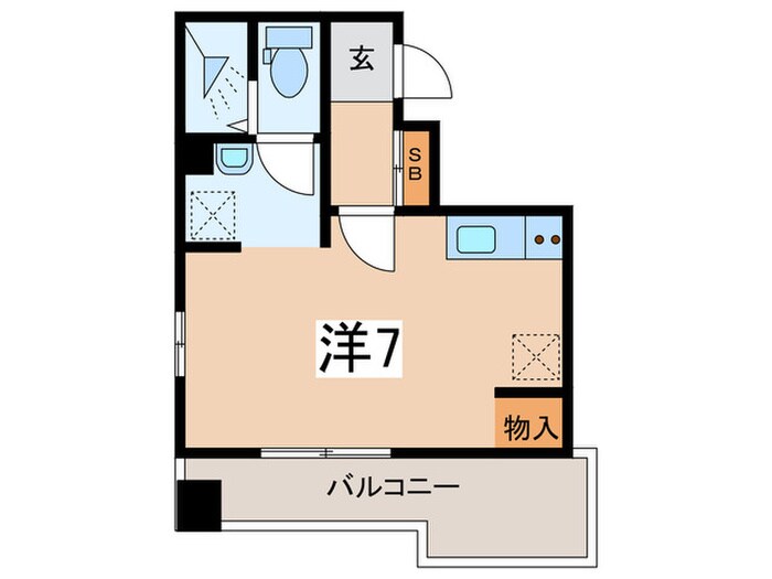 プルメリア中丸の物件間取画像
