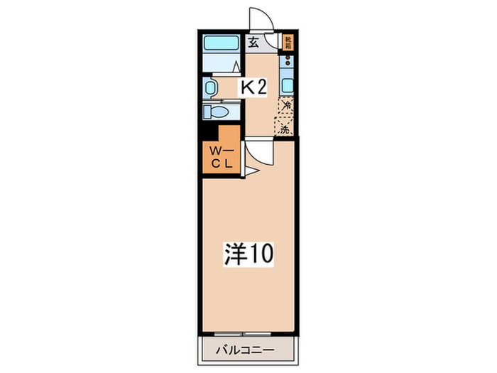 ヴェルドミール玉川学園Ⅱの物件間取画像