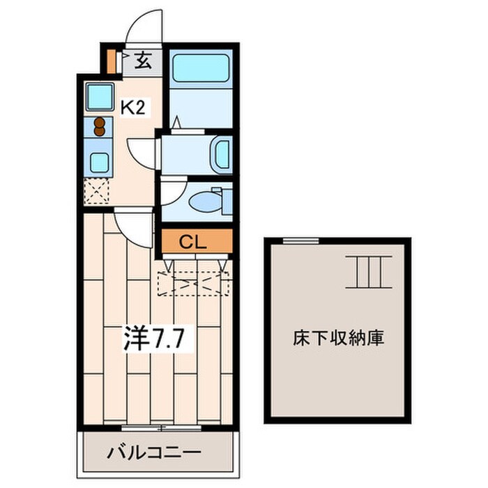 メゾン・ボナールの物件間取画像