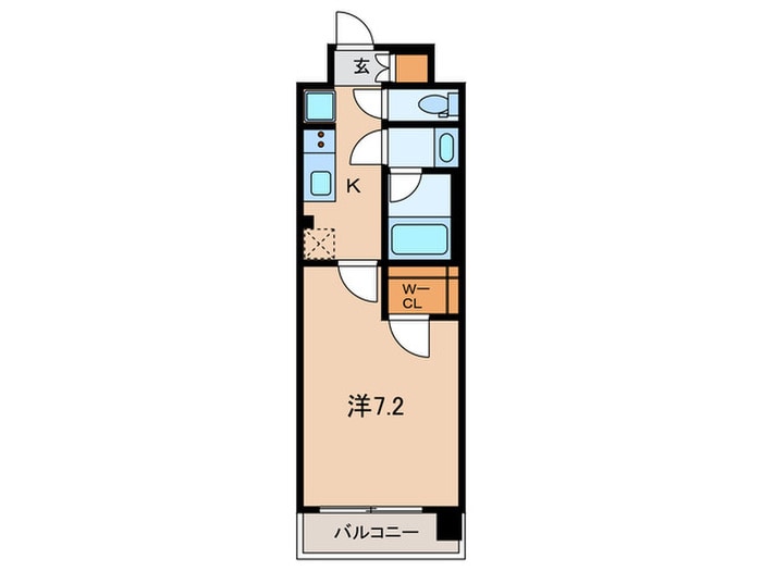 ARCOBALENO TOGOSHIGINZA(203)の物件間取画像