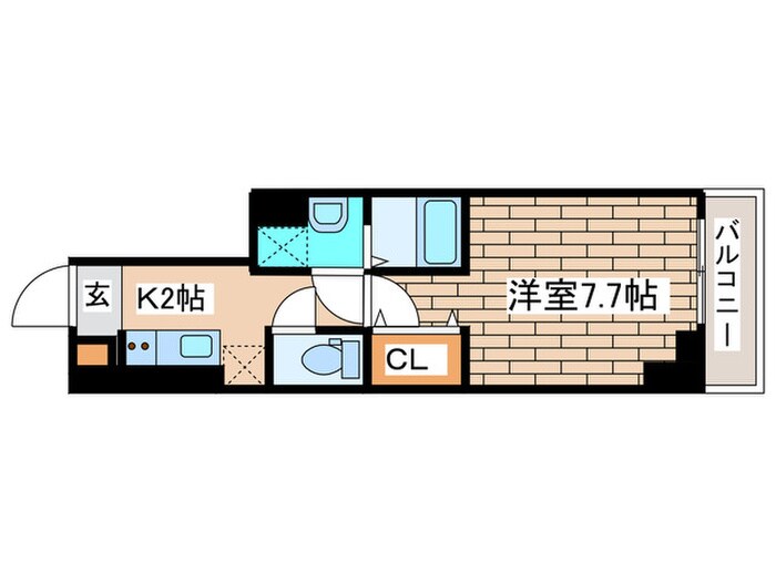 スアヴィス三笠公園イーストの物件間取画像