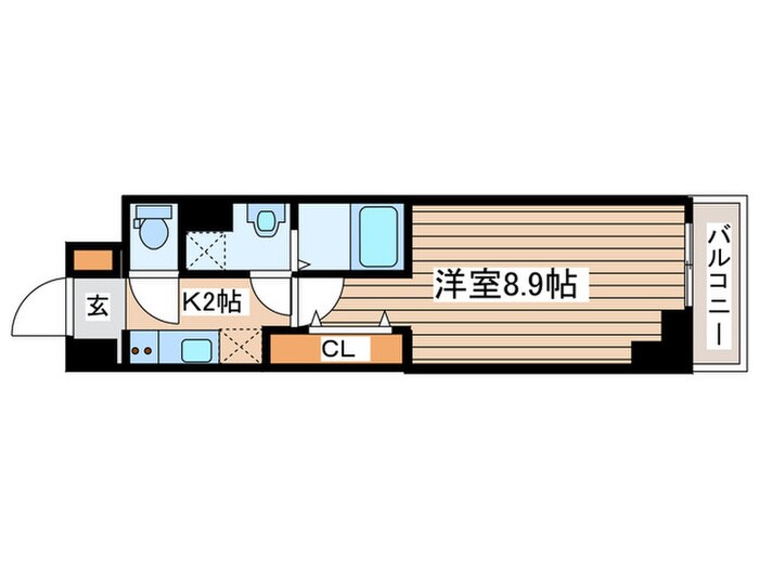 スアヴィス三笠公園イーストの物件間取画像