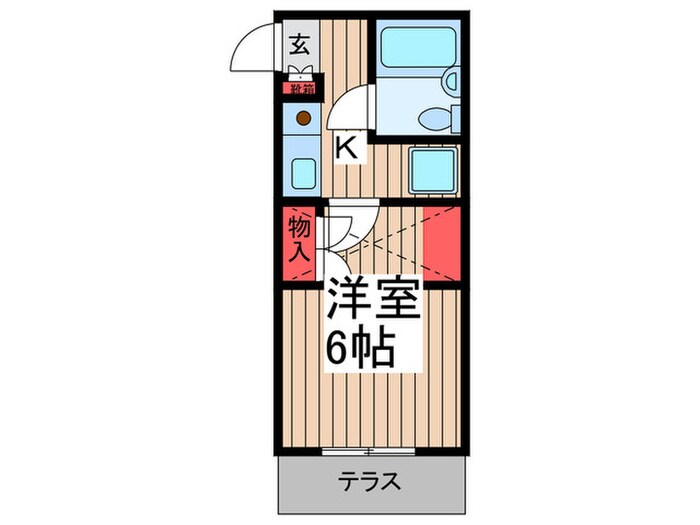 ｼﾞｭﾈﾊﾟﾚｽ松戸第156の物件間取画像