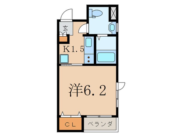 クラッセコートの物件間取画像