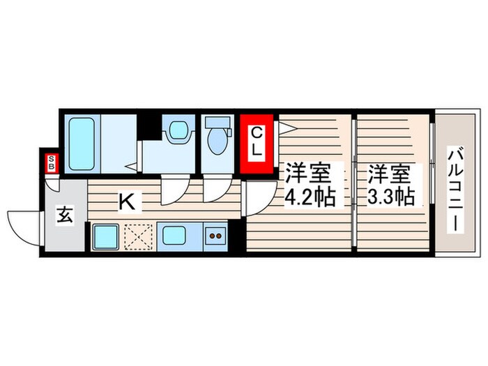ArtizA葛西の物件間取画像