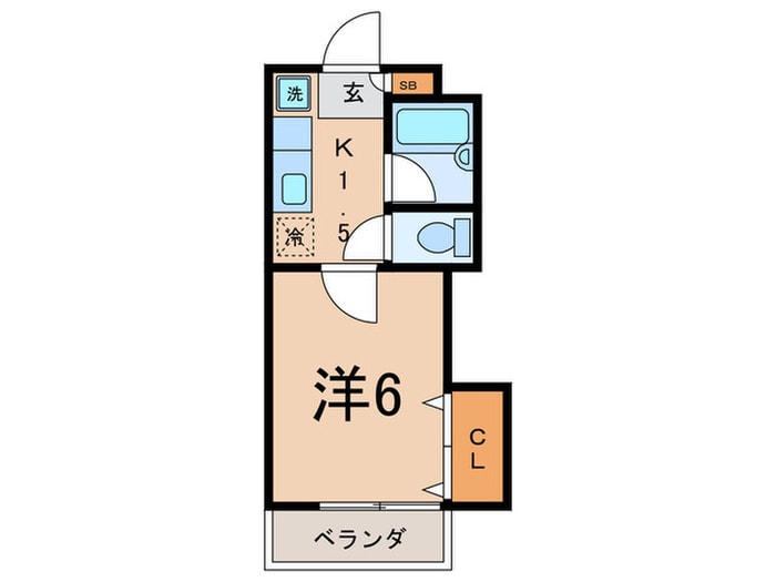 アウルネストＫの物件間取画像