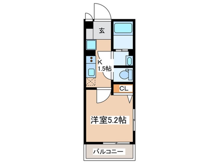 IXO国分北の物件間取画像