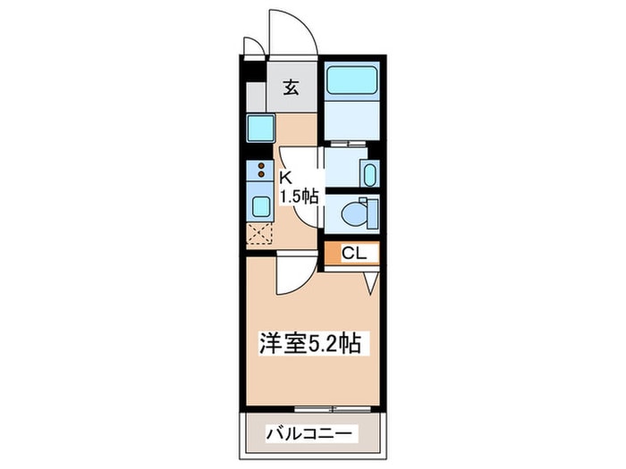 IXO国分北の物件間取画像