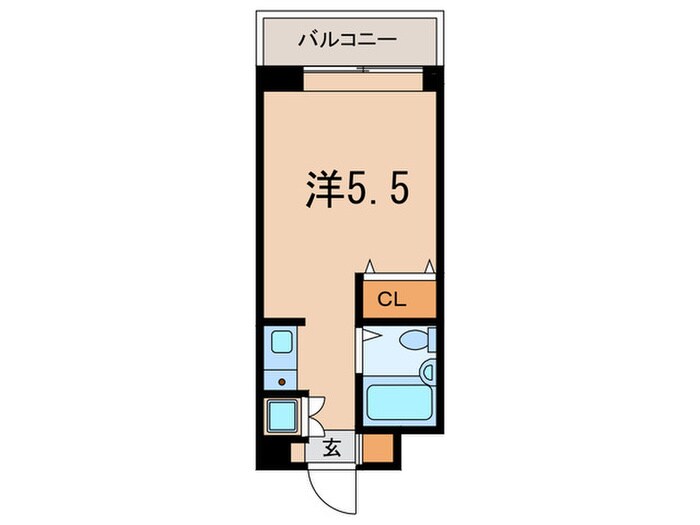 コ－ポ数納の物件間取画像