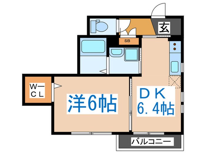 アクシス等々力の物件間取画像