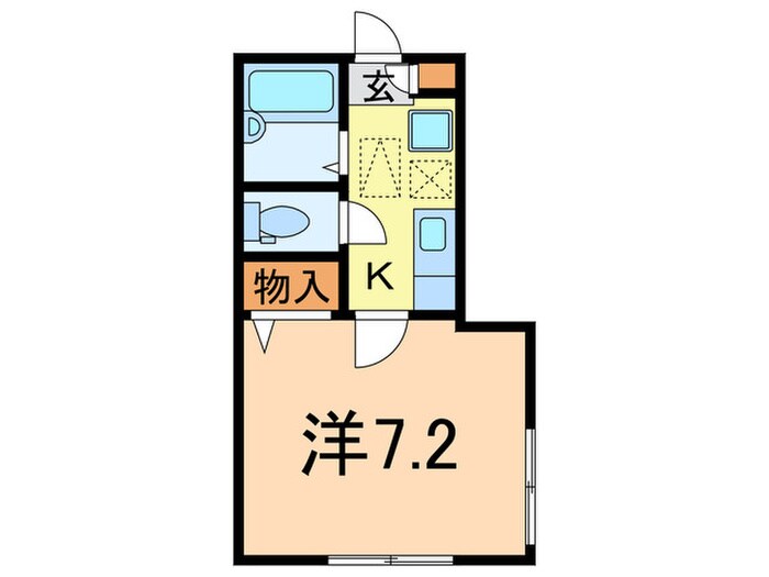 ＧＵＲＡＶＩＥ大井町の物件間取画像