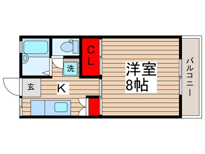 ロイヤルヒルアビコＢ棟の物件間取画像