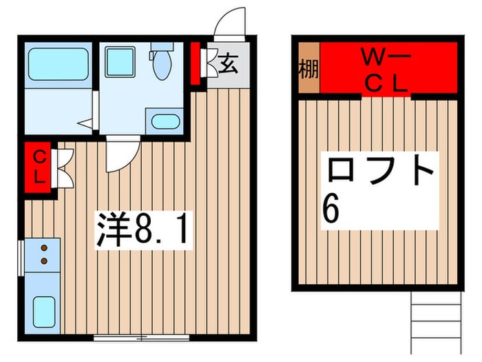 プリマ蒼の物件間取画像