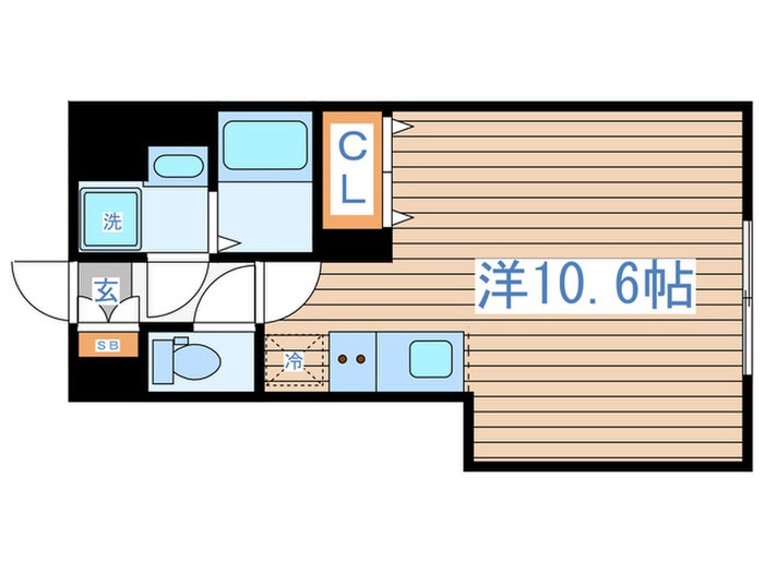 elements北新宿WESTの物件間取画像