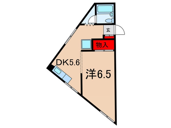 マンションプリンスの物件間取画像