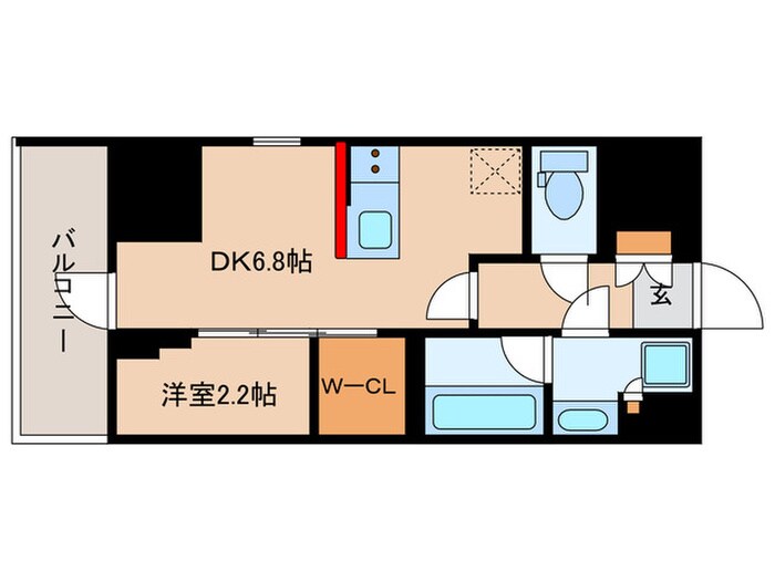 コンフォリア東大井Ⅱの物件間取画像