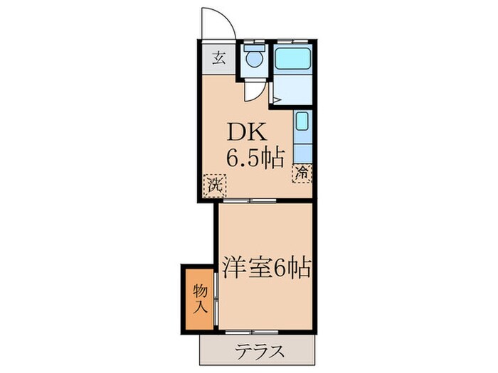 ドリ－ムハイツの物件間取画像