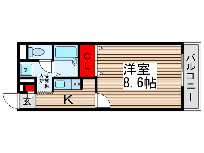 アンプル－ルフェ－ル豊四季Ⅱの物件間取画像