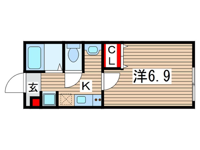 ルミナス逆井の物件間取画像