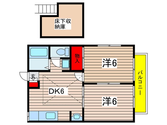 ユキフラッツの物件間取画像