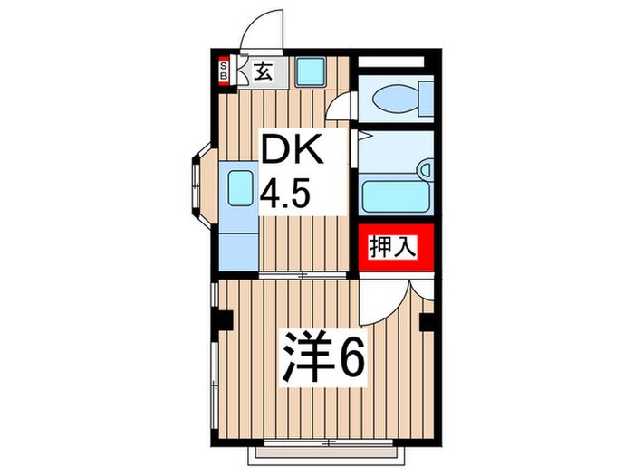 サニ－ハイツ金明の物件間取画像