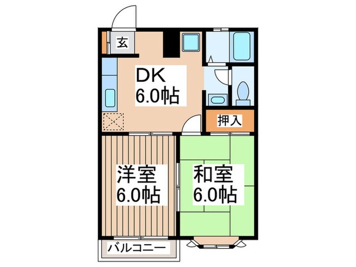 ドミ－ルＧの物件間取画像