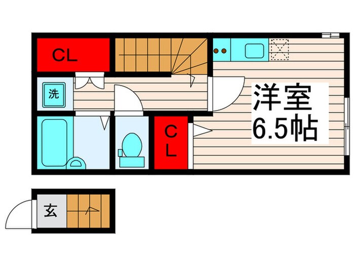 エフプレスト西新井本町の物件間取画像
