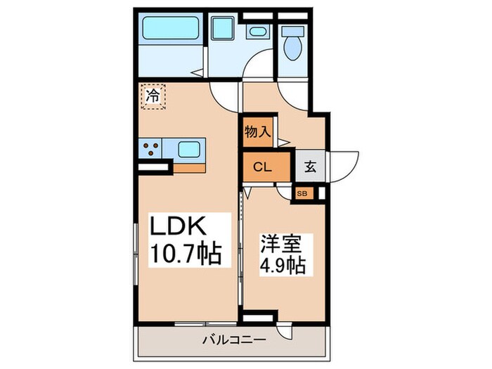 リベラマーロⅤの物件間取画像