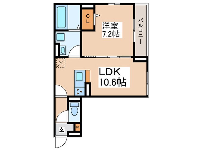 リベラマーロⅤの物件間取画像