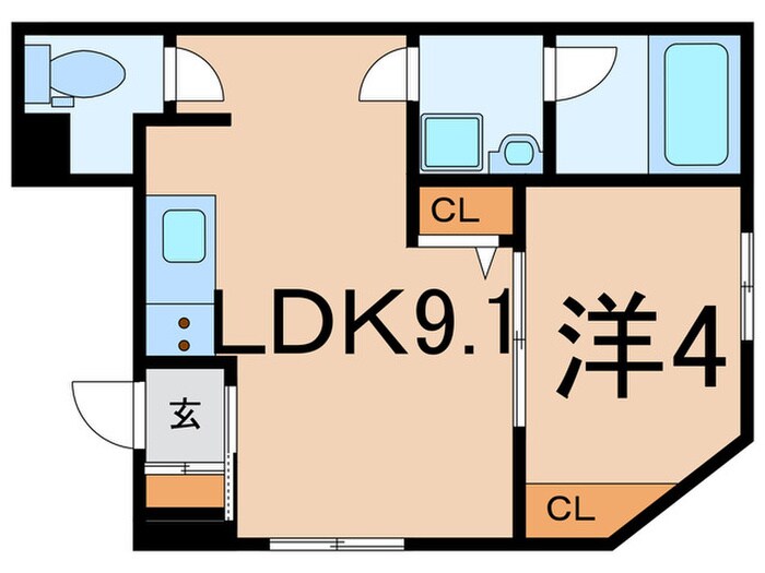ベルシエル高野の物件間取画像