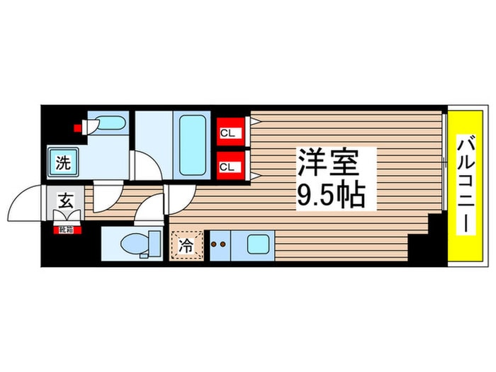 プライムメゾン千葉新町の物件間取画像