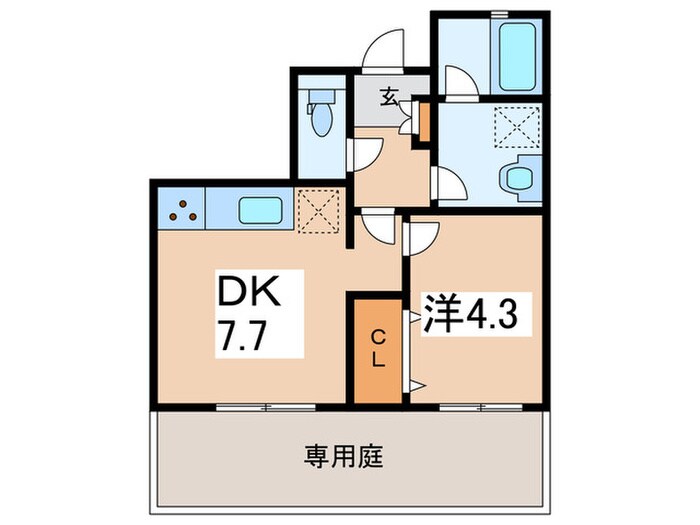 リノ東林間の物件間取画像