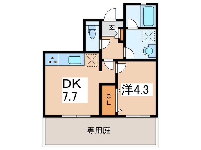 リノ東林間の物件間取画像