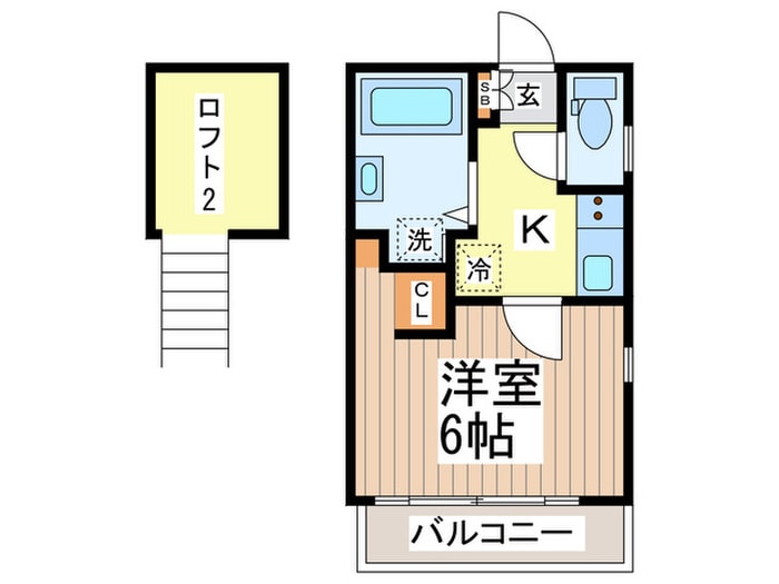 プチ・シャレ－の物件間取画像