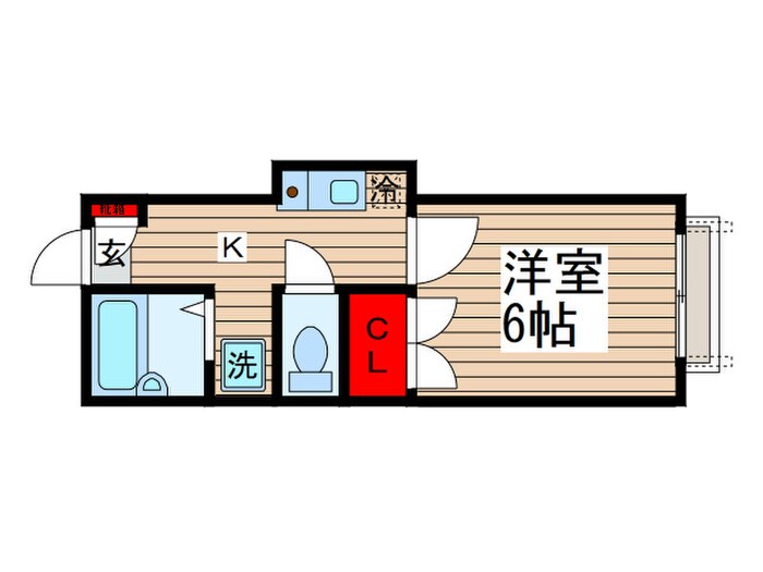 リリックコ－ト平和橋の物件間取画像