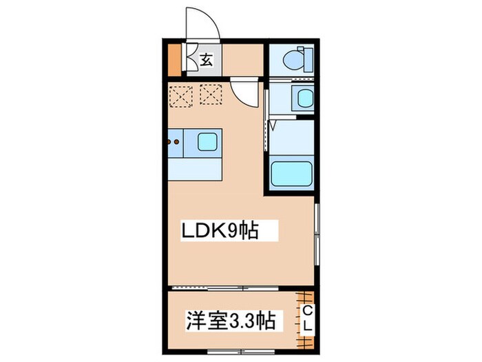 メゾンココン久地の物件間取画像