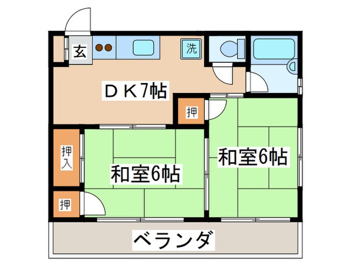 物件間取画像